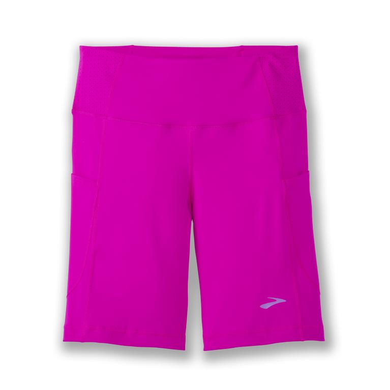 Brooks Method 8" Tight Womens Running Leggings - Magenta - Indonesia (BEAF-07546)